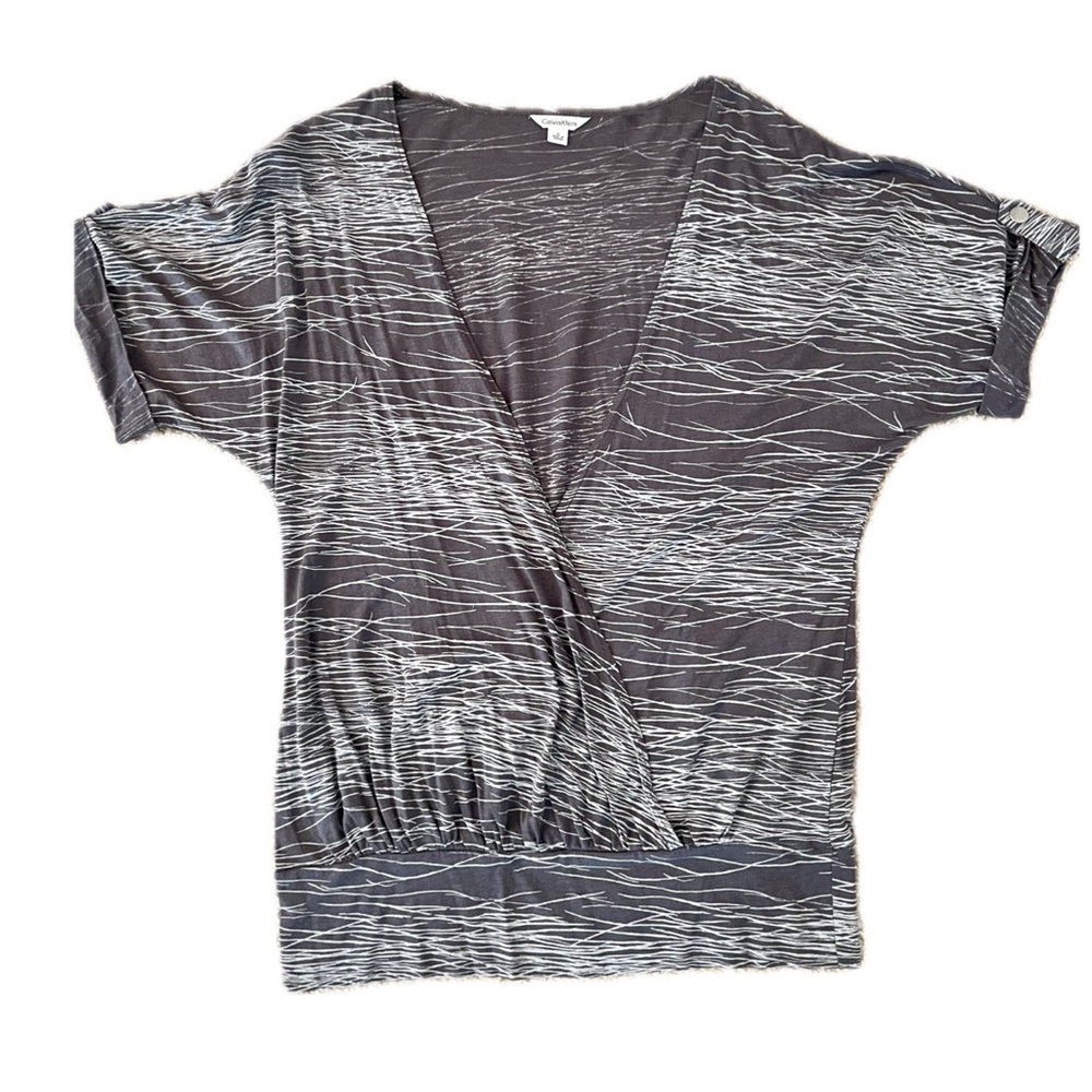 Calvin Klein Geometric design top